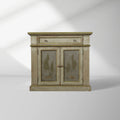 Cosetta Antique Ltalian Sideboard Fern Motif Buffet Table Living Room Wood Entryways Cabinet