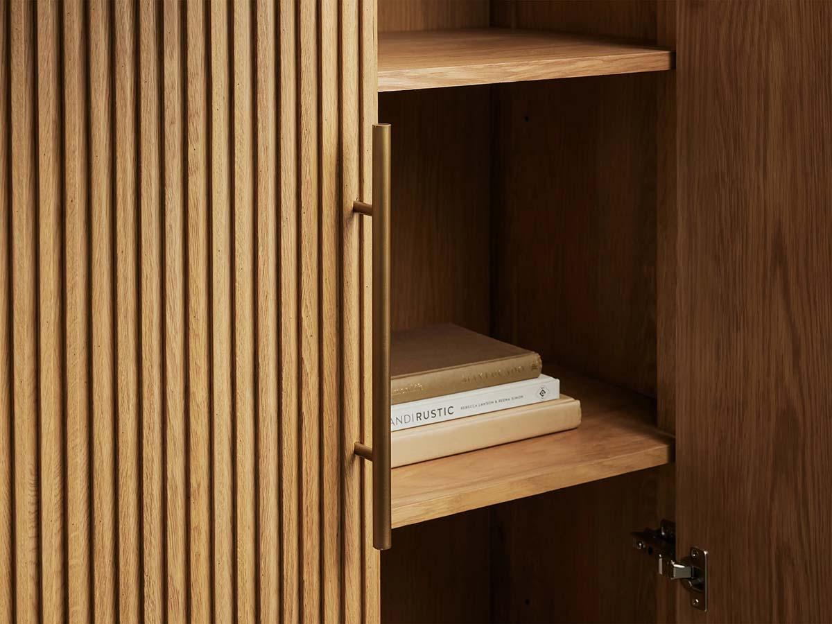 Finnley Wood Tall Cabinet Living Room Country Storage Cabinet with Doors