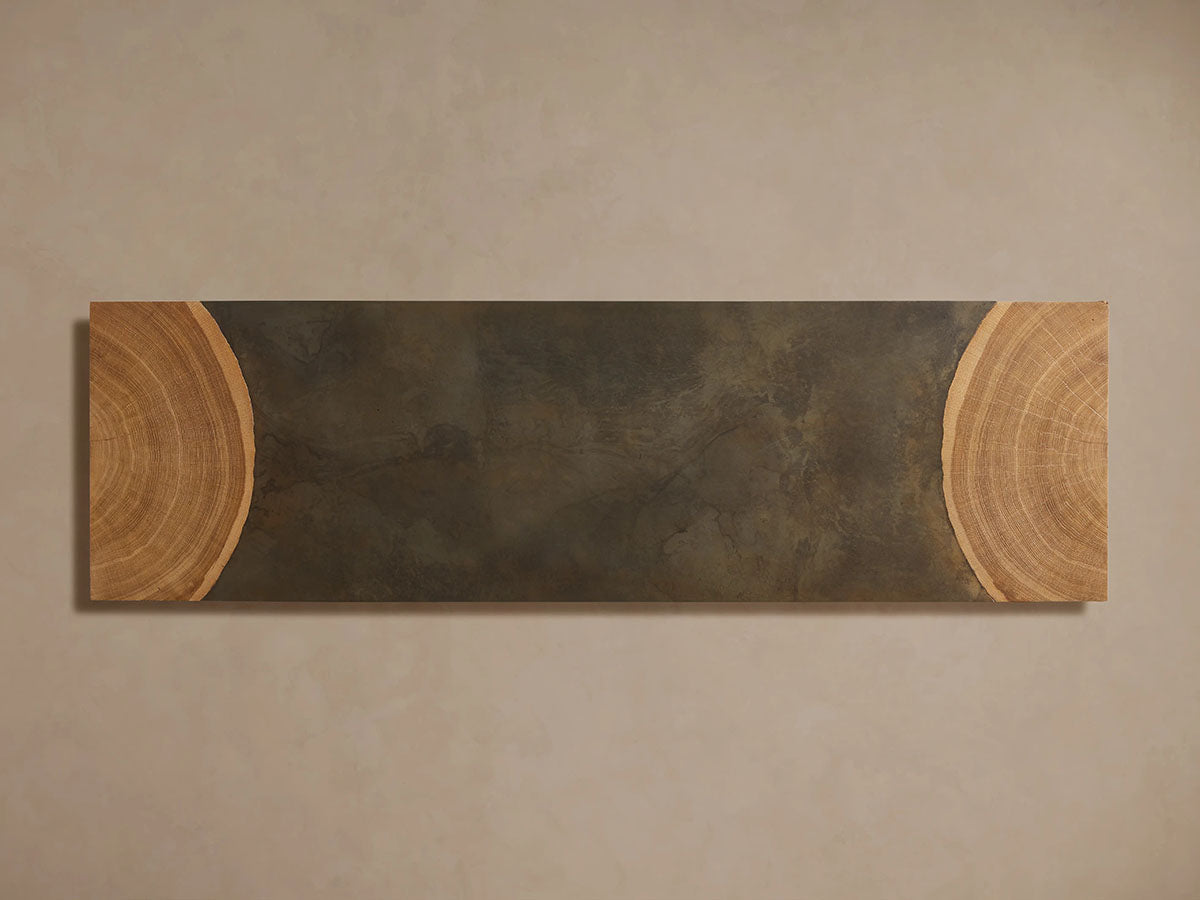 Acacius Wood Entrance Console Table Distressed Hallway Entryway Table