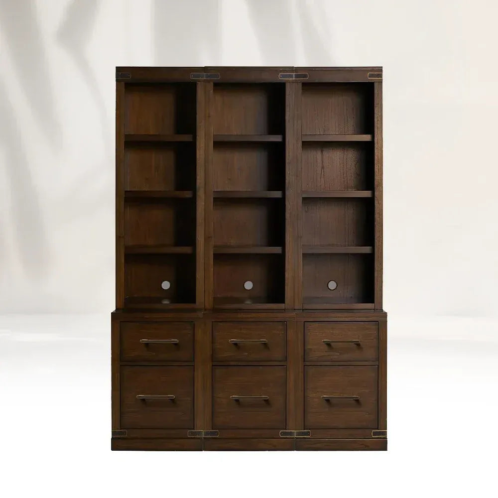 Tremont Wood Modular Bookcase Modern Offices Tall Storage Cabinets