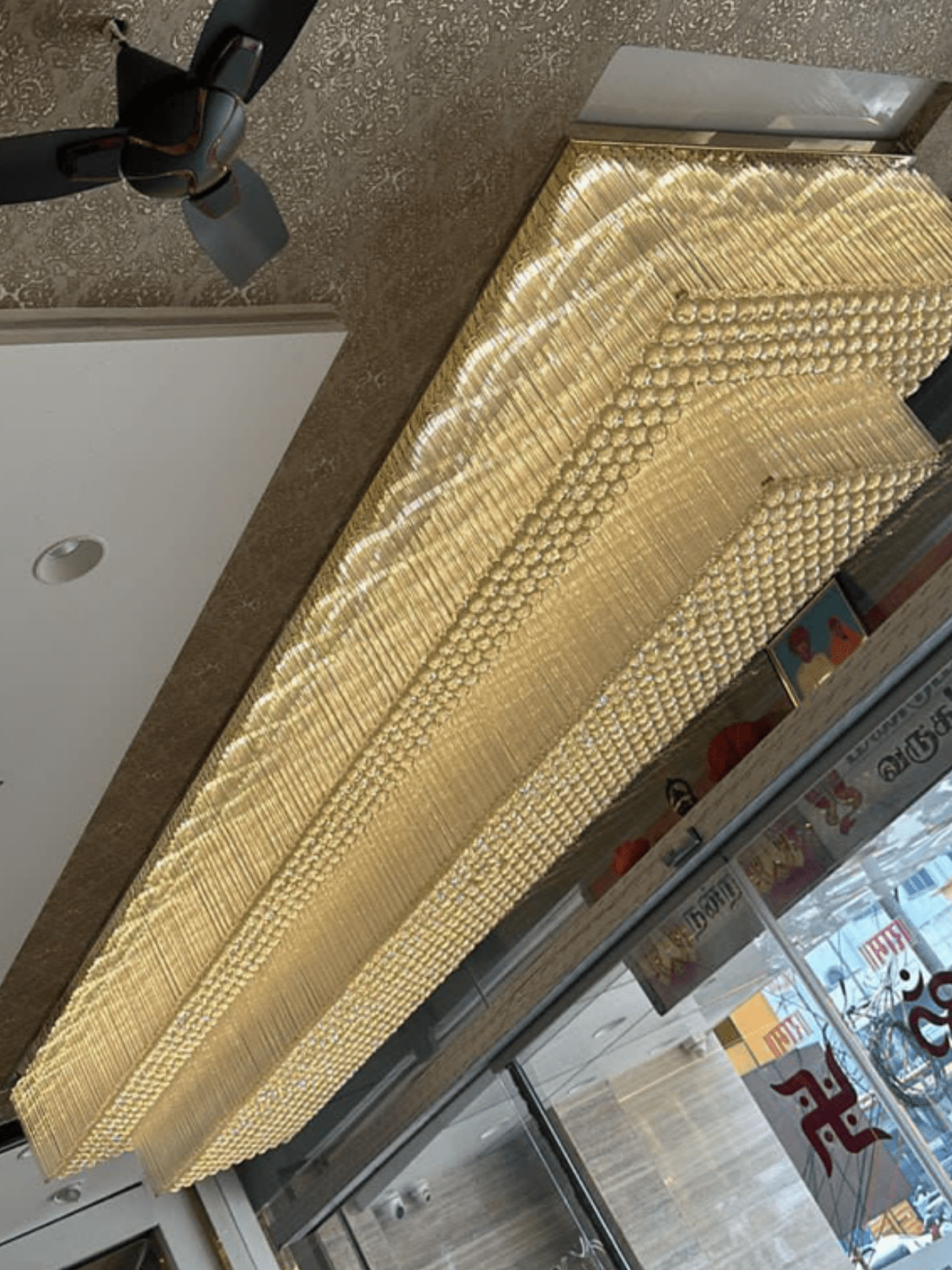 Modern Extra 2/3 Tiered Flush Mount Crystal Chandelier for Large Area-Chandeliers - Luxvena - Luxvena