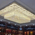 Modern Extra 2/3 Tiered Flush Mount Crystal Chandelier for Large Area-Chandeliers - Luxvena - Luxvena