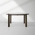 Pyet Round Marble Dining Table with Solid Oak Base