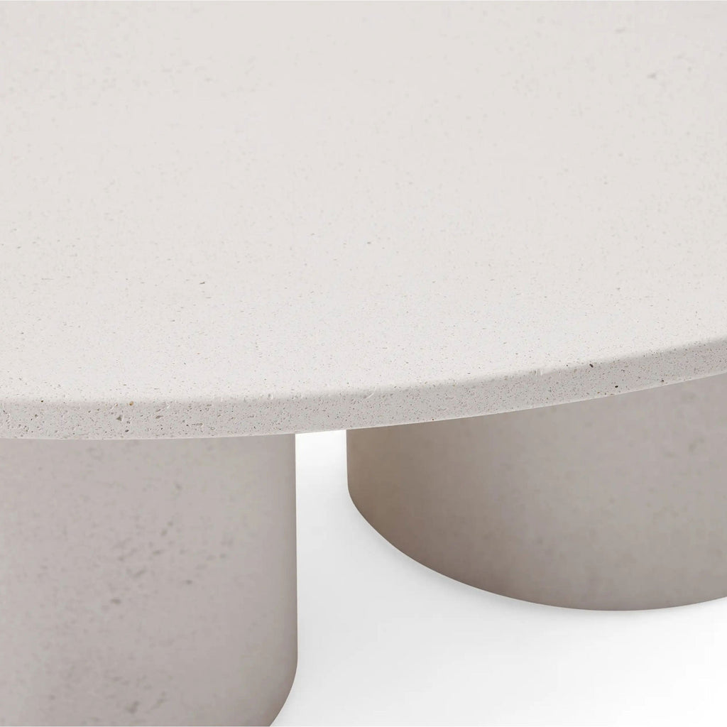 Cascade Outdoor Concrete Coffee Table Durable Sofa Center Tea Table