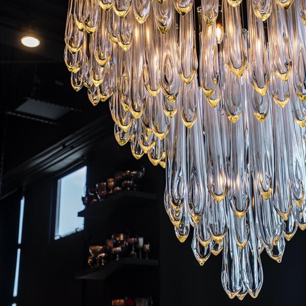 Tiffany Round Flushmount Pendant-Chandelier - Luxvena - Luxvena
